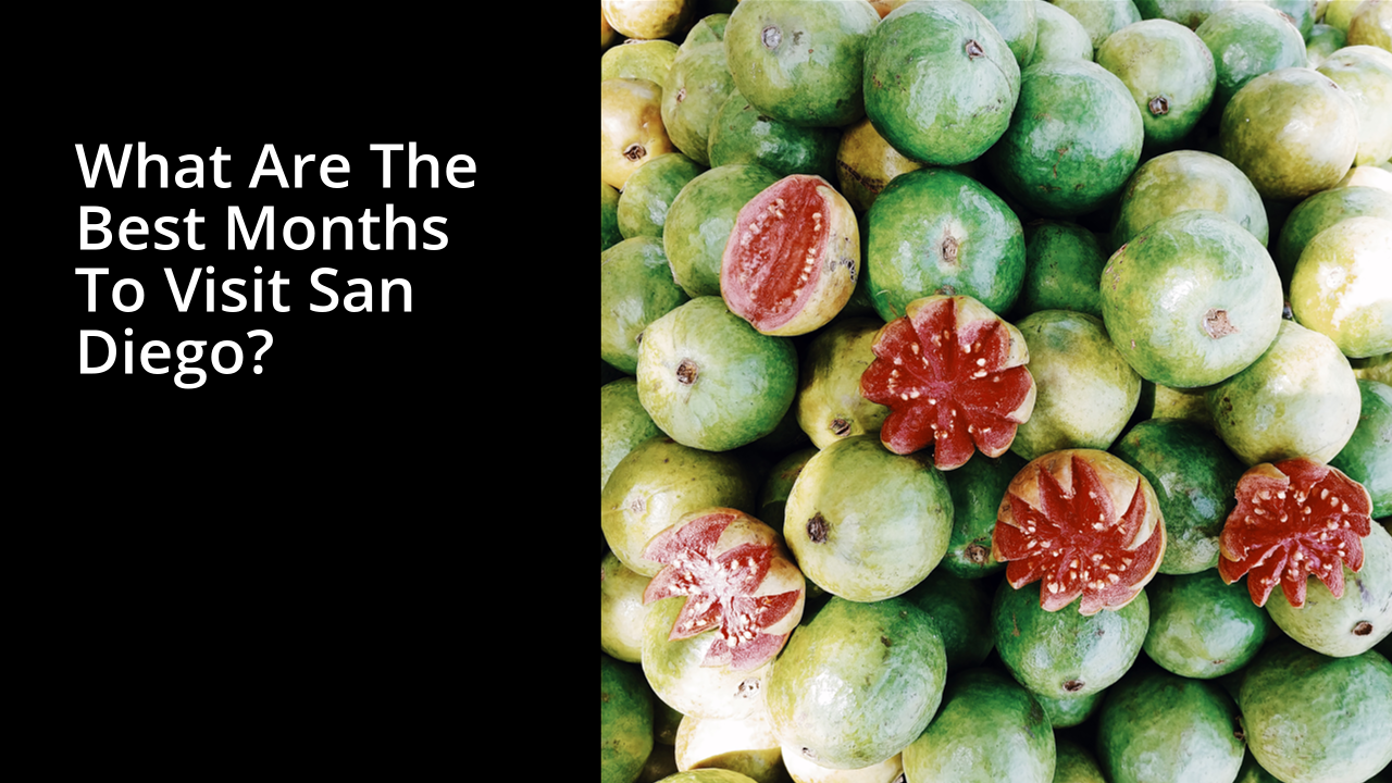 What are the best months to visit San Diego?